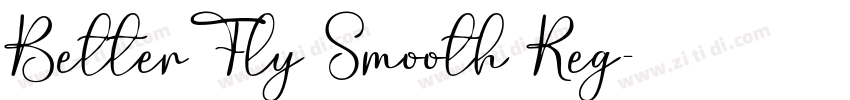 BetterFly Smooth Reg字体转换